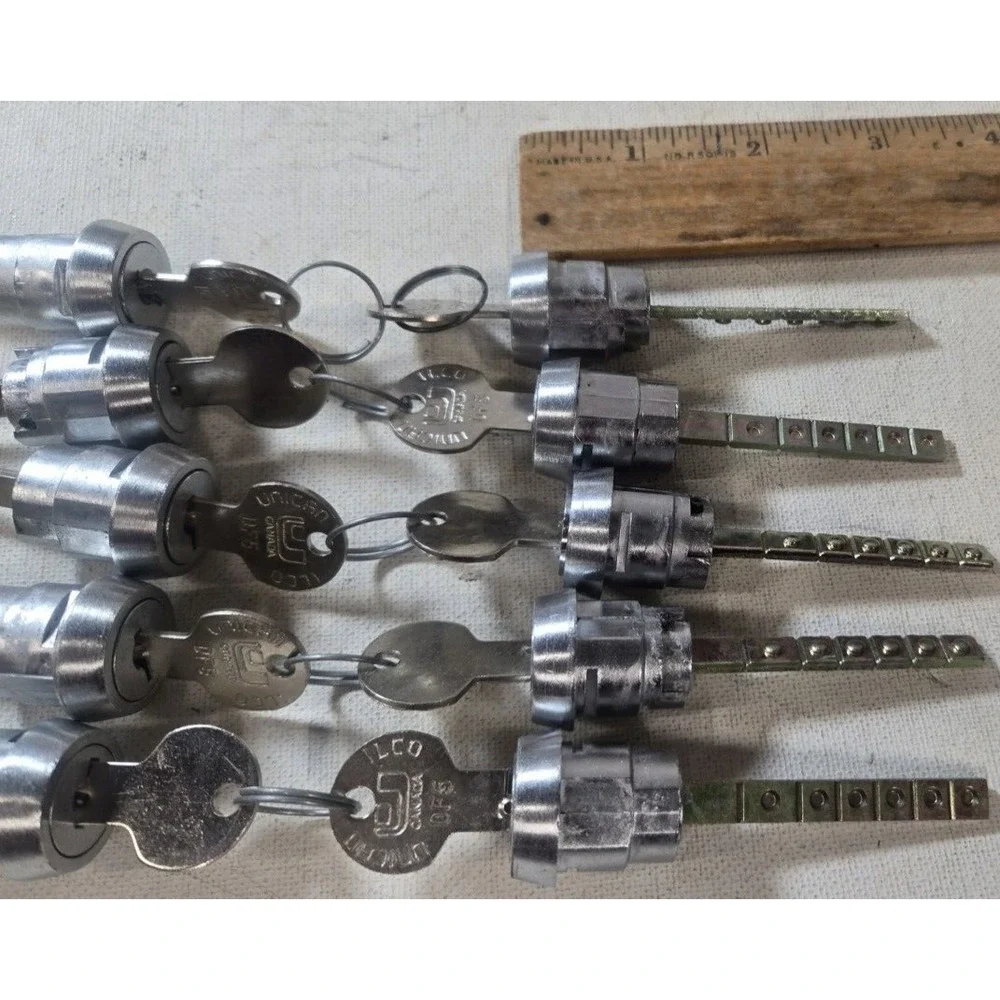 10 Kaba Simplex L1000 series Keyless Passage Override Cylinder DF5 with one key